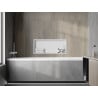 Mexen X-Wall-R inbouwnis plank met flens 75 x 30 cm, wit - 1920753010