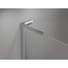 Mexen Mist H L Duo cabine de douche pivotante 105 x 70 cm, transparent, chrome - 8A5L-105L-070P-01-00