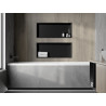 Mexen X-Wall-R étagère encastrée avec collerette 75 x 30 cm, noire - 1970753010