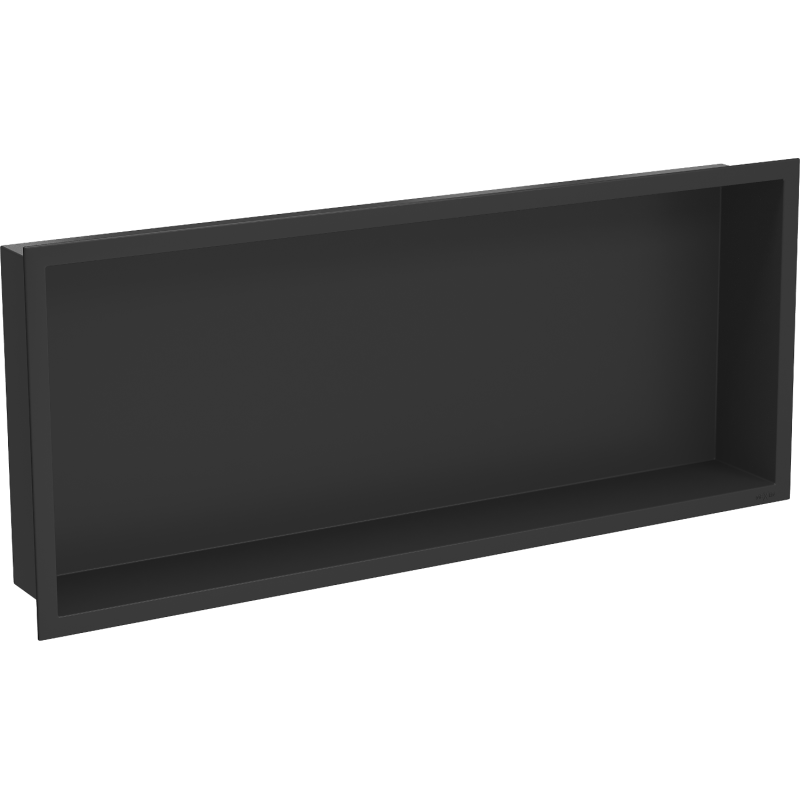 Mexen X-Wall-R étagère encastrée avec collerette 75 x 30 cm, noire - 1970753010