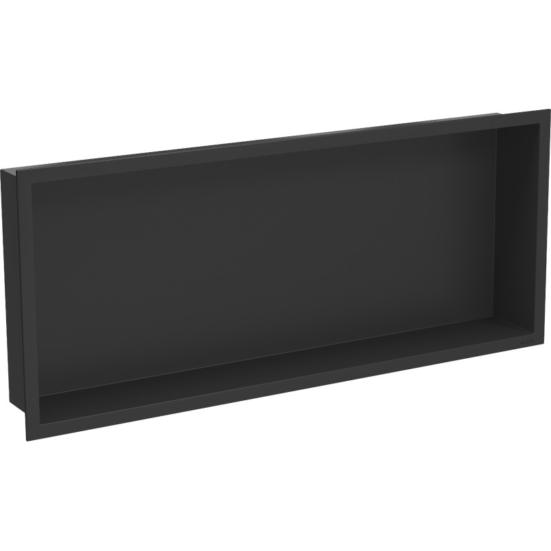 Mexen X-Wall-R Nischenregal mit Abdeckung 75 x 30 cm, schwarz - 1970753010