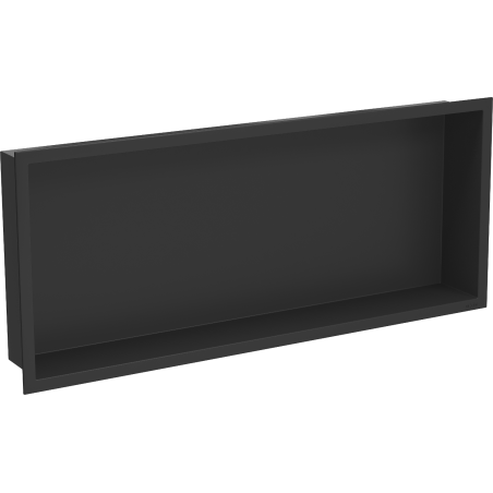 Mexen X-Wall-R inbouwplank met flens 75 x 30 cm, zwart - 1970753010