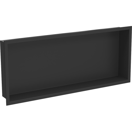Mexen X-Wall-R półka wnękowa z kołnierzem 75 x 30 cm, czarna - 1970753010