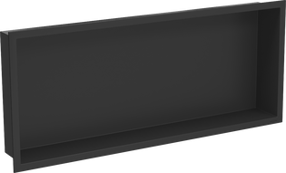Mexen X-Wall-R inbouwplank met flens 75 x 30 cm, zwart - 1970753010