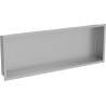 Mexen X-Wall-R Einbauregal mit Rahmen 90 x 30 cm, Inox - 1910903010