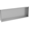 Mexen X-Wall-R Nis planks met flens 90 x 30 cm, inox - 1910903010
