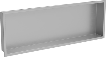 Mexen X-Wall-R syvennyshylly kauluksella 90 x 30 cm, inox - 1910903010