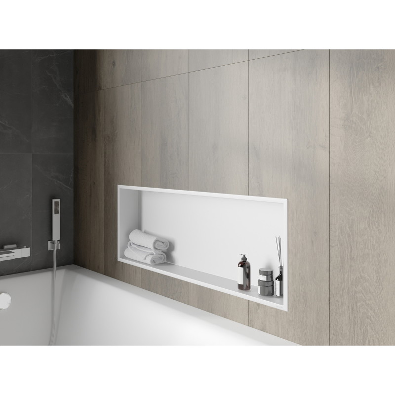 Mexen X-Wall-R niššriiul äärisega 90 x 30 cm, valge - 1920903010