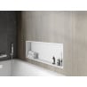 Mexen X-Wall-R étagère encastrée avec rebord 90 x 30 cm, blanche - 1920903010