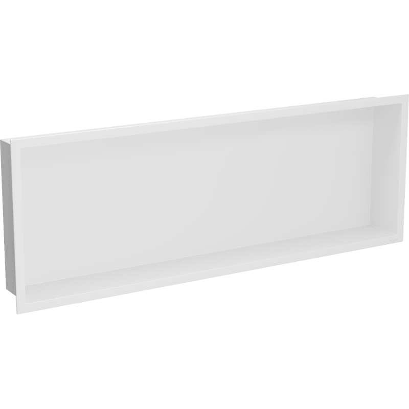 Mexen X-Wall-R inbyggd hylla med fläns 90 x 30 cm, vit - 1920903010