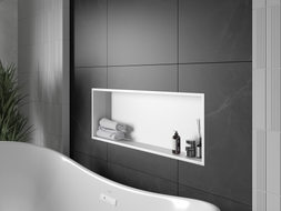 Mexen X-Wall-R niššriiul äärisega 90 x 30 cm, valge - 1920903010