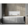 Mexen X-Wall-R niššriiul äärisega 90 x 30 cm, valge - 1920903010