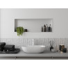 Mexen X-Wall-R niššriiul äärisega 90 x 30 cm, valge - 1920903010