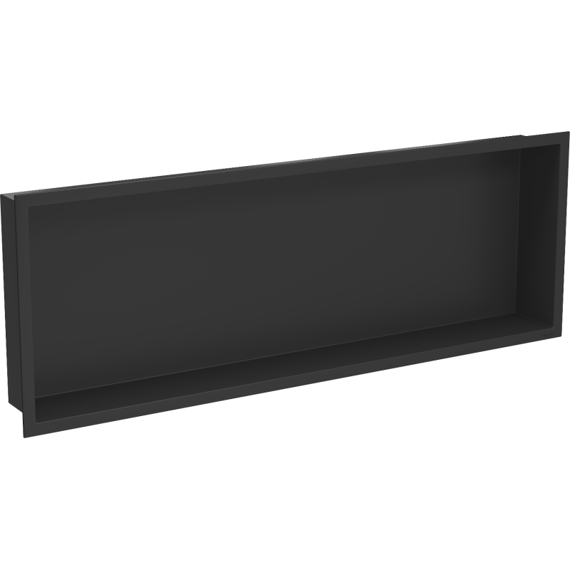 Mexen X-Wall-R Nischenregal mit Flansch 90 x 30 cm, schwarz - 1970903010