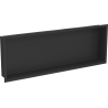 Mexen X-Wall-R Nischenregal mit Flansch 90 x 30 cm, schwarz - 1970903010