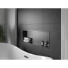 Mexen X-Wall-R Nischenregal mit Flansch 90 x 30 cm, schwarz - 1970903010