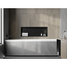 Mexen X-Wall-R estante empotrado con reborde 90 x 30 cm, negro - 1970903010