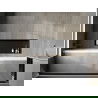 Mexen X-Wall-R nisplank met kraag 90 x 30 cm, zwart - 1970903010