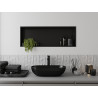 Mexen X-Wall-R Nischenregal mit Rahmen 90 x 30 cm, schwarz - 1970903010