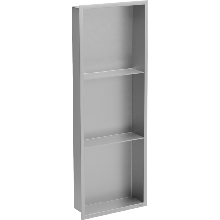 Mexen X-Wall-R recessed shelf with flange and shelf 90 x 30 cm, inox - 1910903010S