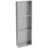 Mexen X-Wall-R recessed shelf with flange and shelf 90 x 30 cm, inox - 1910903010S