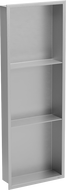 Mexen X-Wall-R étagère encastrée avec collerette et étagère 90 x 30 cm, inox - 1910903010S
