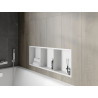 Mexen X-Wall-R estante empotrado con brida y repisa 90 x 30 cm, blanco - 1920903010S