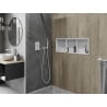 Mexen X-Wall-R étagère encastrée avec rebord et étagère 90 x 30 cm, blanche - 1920903010S