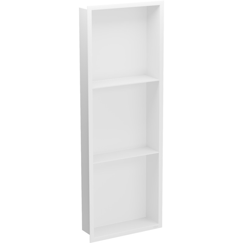Mexen X-Wall-R estante empotrado con brida y estante 90 x 30 cm, blanco - 1920903010S