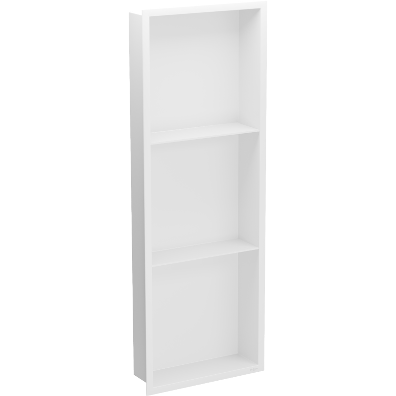 Mexen X-Wall-R nisplank met flens en plank 90 x 30 cm, wit - 1920903010S