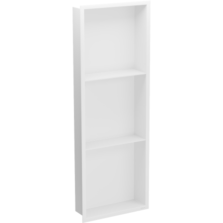 Mexen X-Wall-R étagère encastrée avec rebord et étagère 90 x 30 cm, blanche - 1920903010S