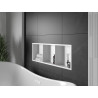 Mexen X-Wall-R estante empotrado con brida y repisa 90 x 30 cm, blanco - 1920903010S