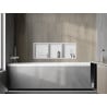 Mexen X-Wall-R étagère encastrée avec rebord et étagère 90 x 30 cm, blanche - 1920903010S