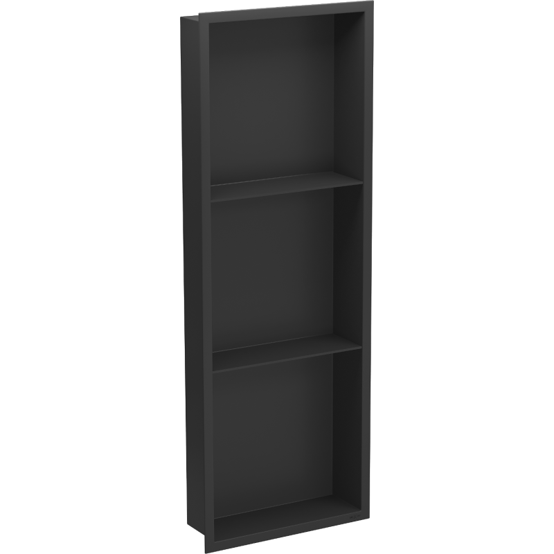 Mexen X-Wall-R Estante empotrado con reborde y balda 90 x 30 cm, negro - 1970903010S
