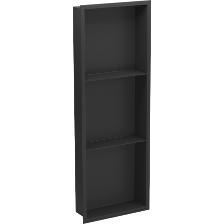 Mexen X-Wall-R mensola a nicchia con flangia e mensola 90 x 30 cm, nera - 1970903010S
