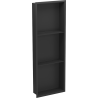 Mexen X-Wall-R Estante empotrado con reborde y balda 90 x 30 cm, negro - 1970903010S