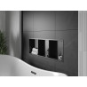 Mexen X-Wall-R Estante empotrado con reborde y balda 90 x 30 cm, negro - 1970903010S