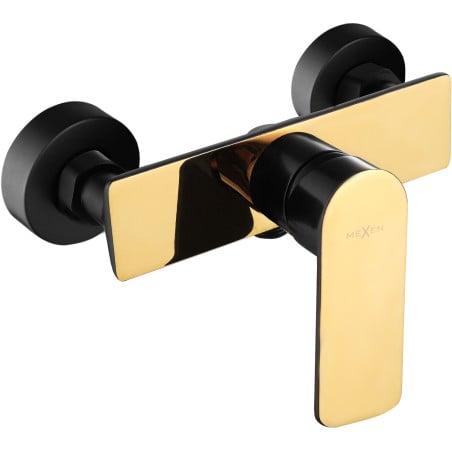 Mexen Alfa robinet de douche, noir/or - 745740-75