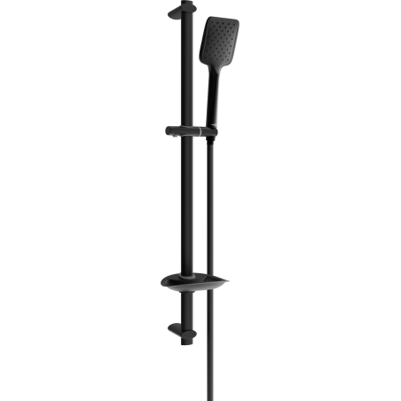 Mexen DB62 Duschset, verschiebbar, schwarz - 785624584-70