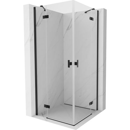 Mexen Mist-H Duo avanev dušinurk 115 x 115 cm, läbipaistev, must - 8A5-115L-115P-70-00