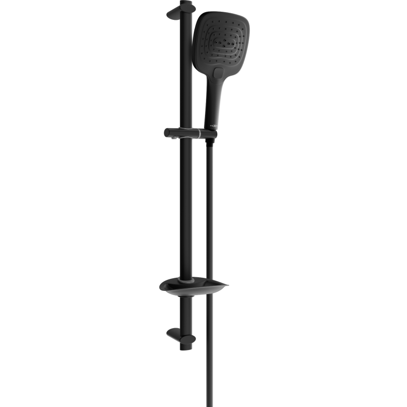 Mexen DB17 sliding shower set, black - 785174584-70