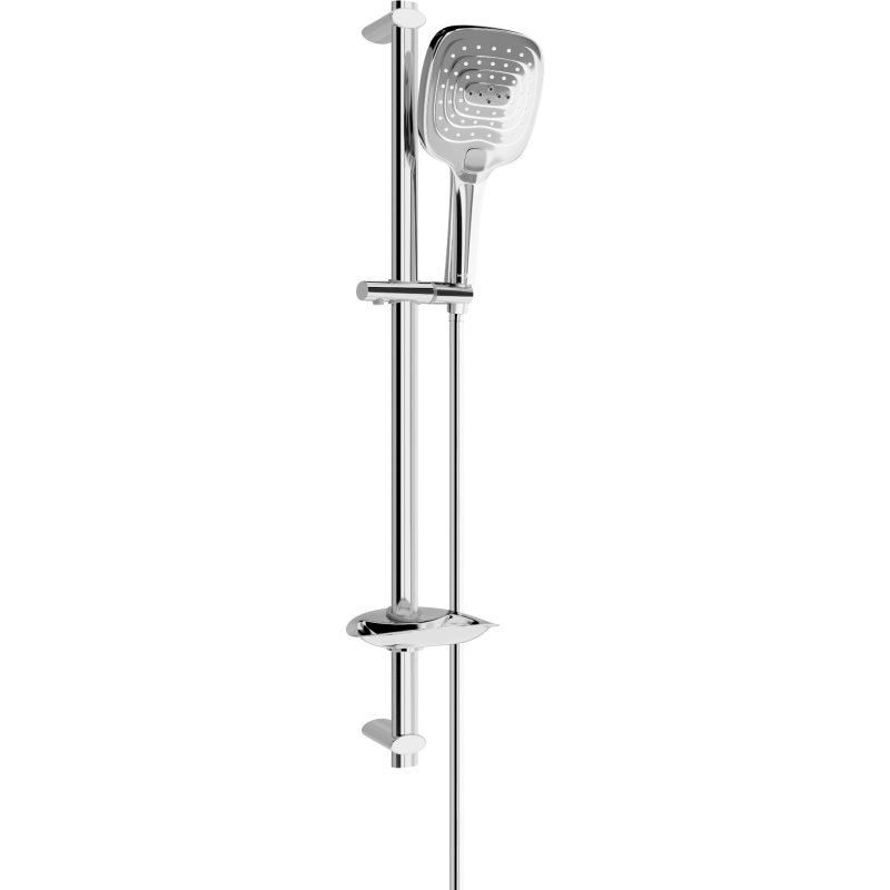 Mexen DB17 skjutbar duschset, krom - 785174584-00