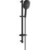 Mexen DB22 Duschset mit Schiebestange, schwarz - 785224584-70