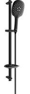 Mexen DB22 black sliding shower set - 785224584-70