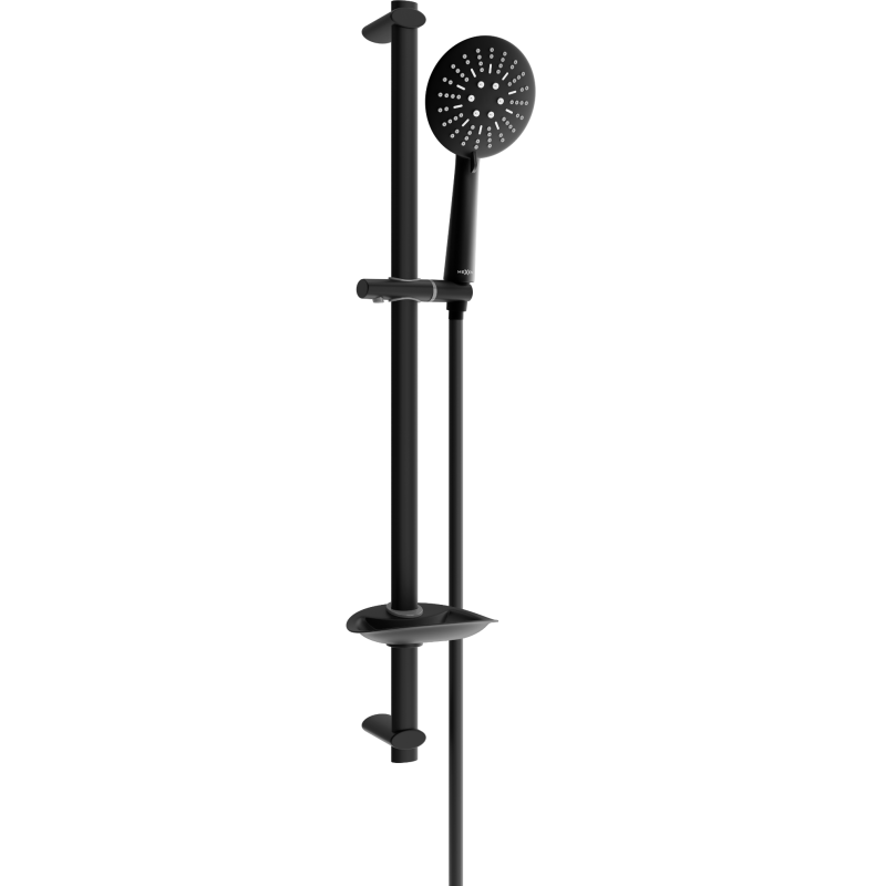 Mexen DB67 conjunto de chuveiro deslizante, preto - 785674584-70