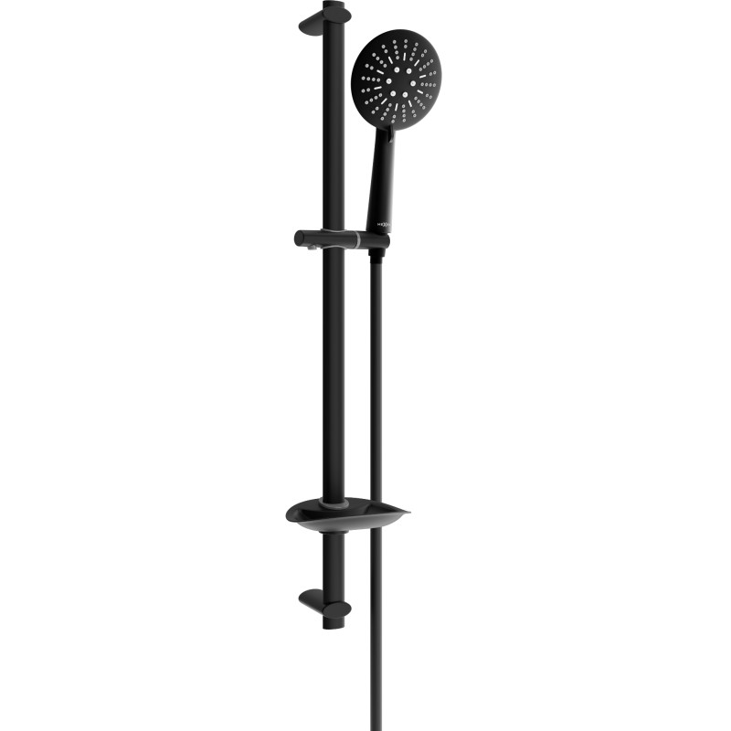 Mexen DB67 sliding shower set, black - 785674584-70