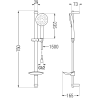 Mexen DB67 libisev dušikomplekt, must - 785674584-70