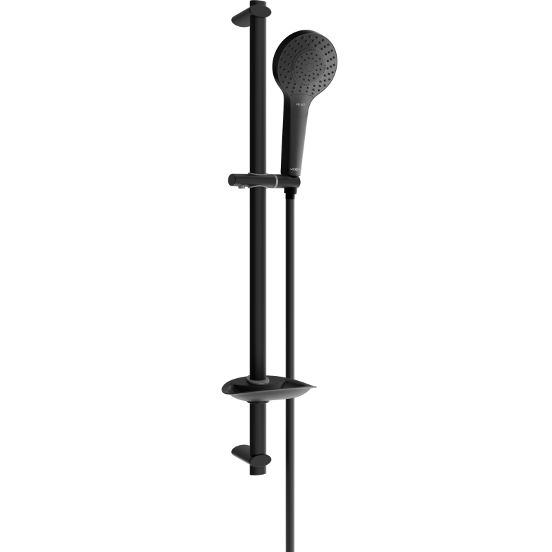 Mexen DB05 sliding shower set, black - 785054584-70