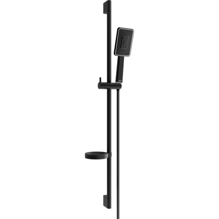 Mexen DS54 slidable shower set, black - 785544583-71