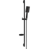 Mexen DS54 slidable shower set, black - 785544583-71